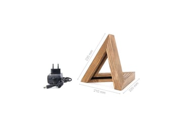 Bordlampe Quorana Brun - Brun - Belysning - Innendørsbelysning & Lamper - Soveromslampe - Sengelamper - Nattbordslampe stående