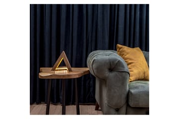 Bordlampe Quorana Brun - Brun - Belysning - Innendørsbelysning & Lamper - Soveromslampe - Sengelamper - Nattbordslampe stående