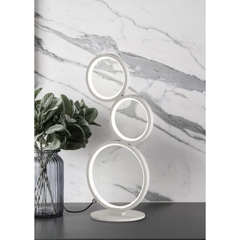 Bordlampe Rondo - Matt hvit - Belysning - Innendørsbelysning & Lamper - Soveromslampe - Sengelamper - Nattbordslampe stående