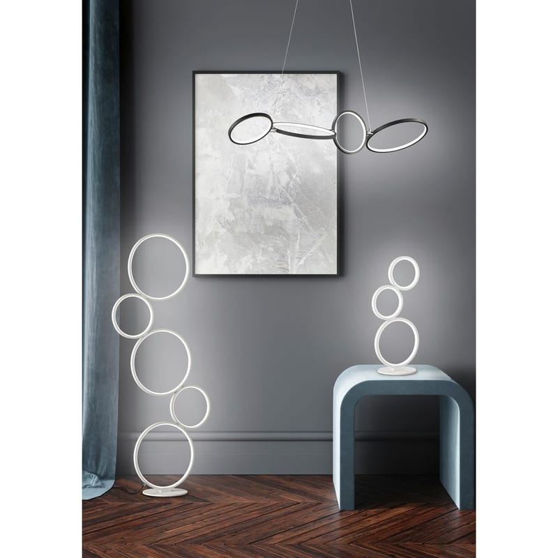 Bordlampe Rondo - Matt hvit - Belysning - Innendørsbelysning & Lamper - Soveromslampe - Sengelamper - Nattbordslampe stående