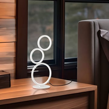 Bordlampe Rondo - Matt hvit - Belysning - Innendørsbelysning & Lamper - Soveromslampe - Sengelamper - Nattbordslampe stående