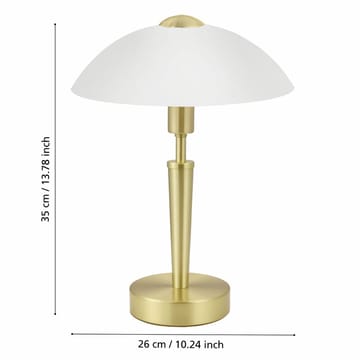 Bordlampe Solo med touch - Matt messing - Belysning - Innendørsbelysning & Lamper - Soveromslampe - Sengelamper - Nattbordslampe stående