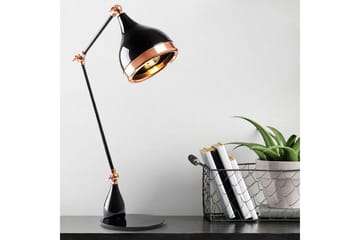 Bordlampe Sood Svart / Kobber - Bronse/Svart - Belysning - Innendørsbelysning & Lamper - Soveromslampe - Sengelamper - Nattbordslampe stående