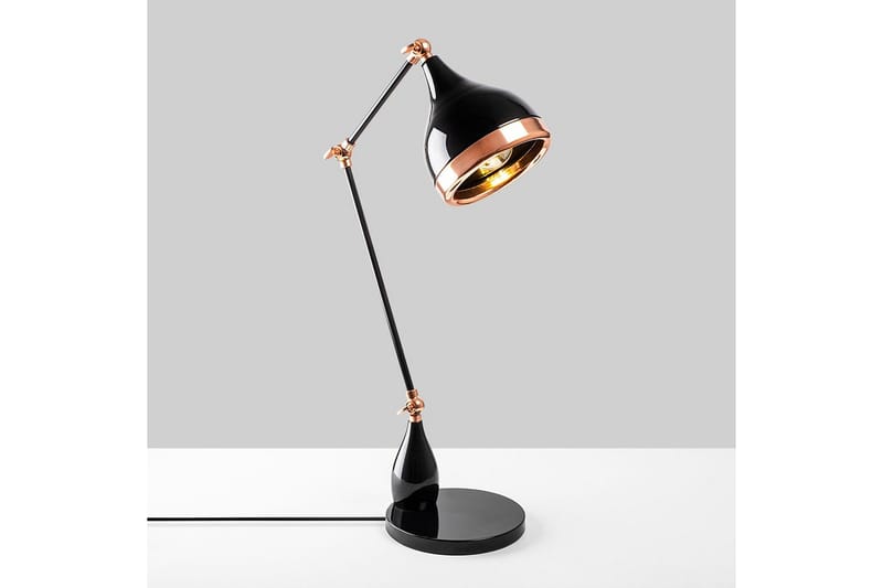 Bordlampe Sood Svart / Kobber - Bronse/Svart - Belysning - Innendørsbelysning & Lamper - Soveromslampe - Sengelamper - Nattbordslampe stående