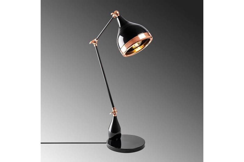 Bordlampe Sood Svart / Kobber - Bronse/Svart - Belysning - Innendørsbelysning & Lamper - Soveromslampe - Sengelamper - Nattbordslampe stående
