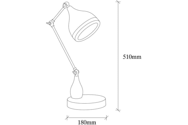 Bordlampe Sood Svart / Kobber - Bronse/Svart - Belysning - Innendørsbelysning & Lamper - Soveromslampe - Sengelamper - Nattbordslampe stående