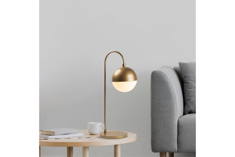 Bordlampe Soona Gull - Gull - Belysning - Innendørsbelysning & Lamper - Soveromslampe - Sengelamper - Nattbordslampe stående