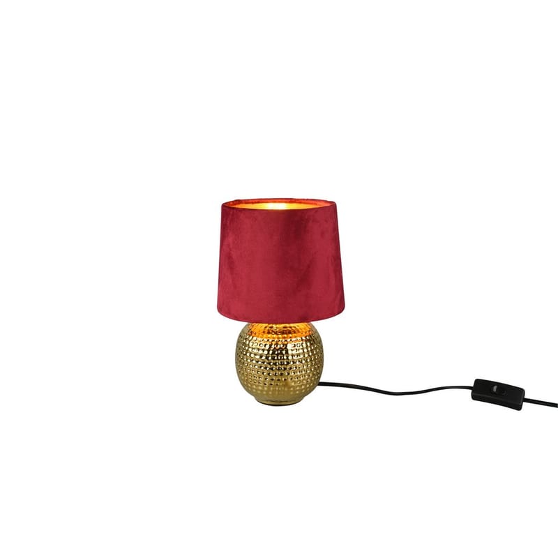 Bordlampe Sophia - Vinrød - Belysning - Innendørsbelysning & Lamper - Soveromslampe - Sengelamper - Nattbordslampe stående