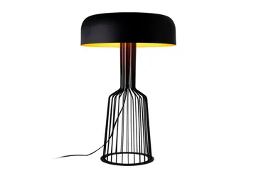 Bordlampe Sourab Embedrant Svart / Gull - Gull/Svart - Belysning - Innendørsbelysning & Lamper - Soveromslampe - Sengelamper - Nattbordslampe stående