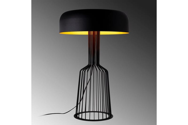 Bordlampe Sourab Embedrant Svart / Gull - Gull/Svart - Belysning - Innendørsbelysning & Lamper - Soveromslampe - Sengelamper - Nattbordslampe stående