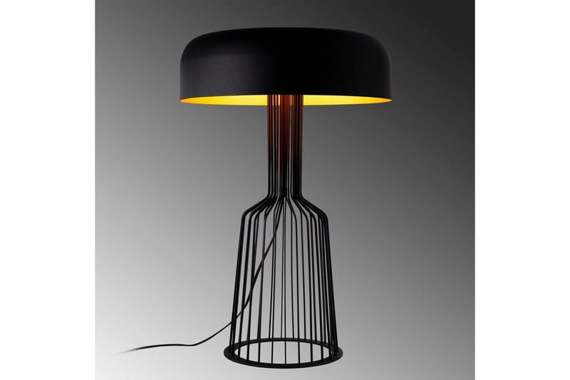 Bordlampe Sourab Embedrant Svart / Gull - Gull/Svart - Belysning - Innendørsbelysning & Lamper - Soveromslampe - Sengelamper - Nattbordslampe stående