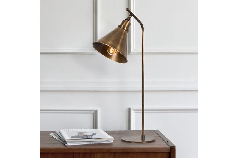 Bordlampe Sugana Flix Vintage - Kobber - Belysning - Innendørsbelysning & Lamper - Soveromslampe - Sengelamper - Nattbordslampe stående