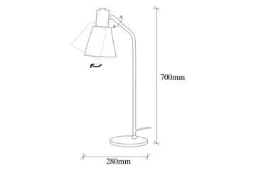 Bordlampe Sugana Giuseppe Vintage - Kobber - Belysning - Innendørsbelysning & Lamper - Soveromslampe - Sengelamper - Nattbordslampe stående