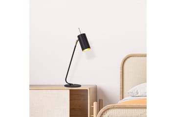 Bordlampe Sugana Glim Svart / Gull - Gull/Svart - Belysning - Innendørsbelysning & Lamper - Soveromslampe - Sengelamper - Nattbordslampe stående