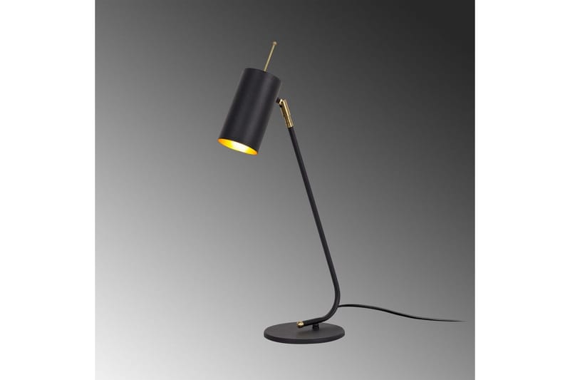 Bordlampe Sugana Glim Svart / Gull - Gull/Svart - Belysning - Innendørsbelysning & Lamper - Soveromslampe - Sengelamper - Nattbordslampe stående