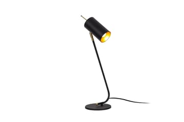 Bordlampe Sugana Glim Svart / Gull - Gull/Svart - Belysning - Innendørsbelysning & Lamper - Soveromslampe - Sengelamper - Nattbordslampe stående
