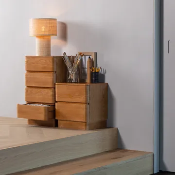 Bordlampe Syro 28 cm - Natur - Belysning - Innendørsbelysning & Lamper - Soveromslampe - Sengelamper - Nattbordslampe stående