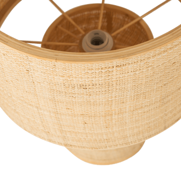 Bordlampe Syro 42 cm - Natur - Belysning - Innendørsbelysning & Lamper - Soveromslampe - Sengelamper - Nattbordslampe stående