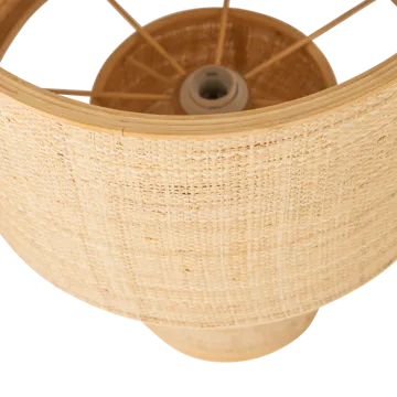 Bordlampe Syro 42 cm - Natur - Belysning - Innendørsbelysning & Lamper - Soveromslampe - Sengelamper - Nattbordslampe stående