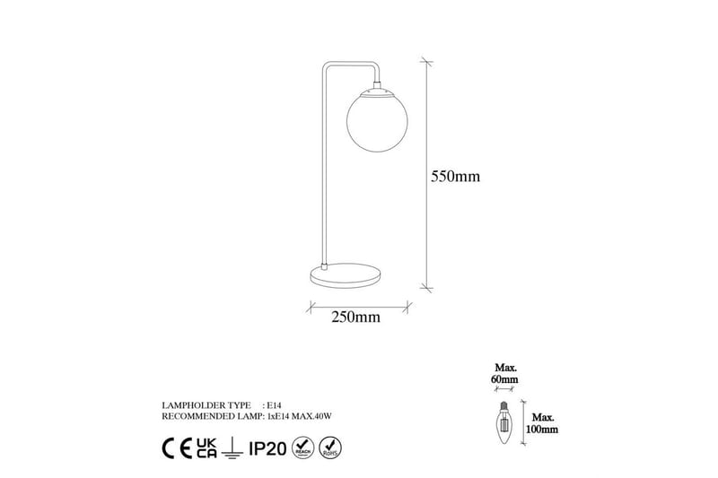 Bordlampe Tolra Vintage - Bronse/Kobber - Belysning - Innendørsbelysning & Lamper - Soveromslampe - Sengelamper - Nattbordslampe stående