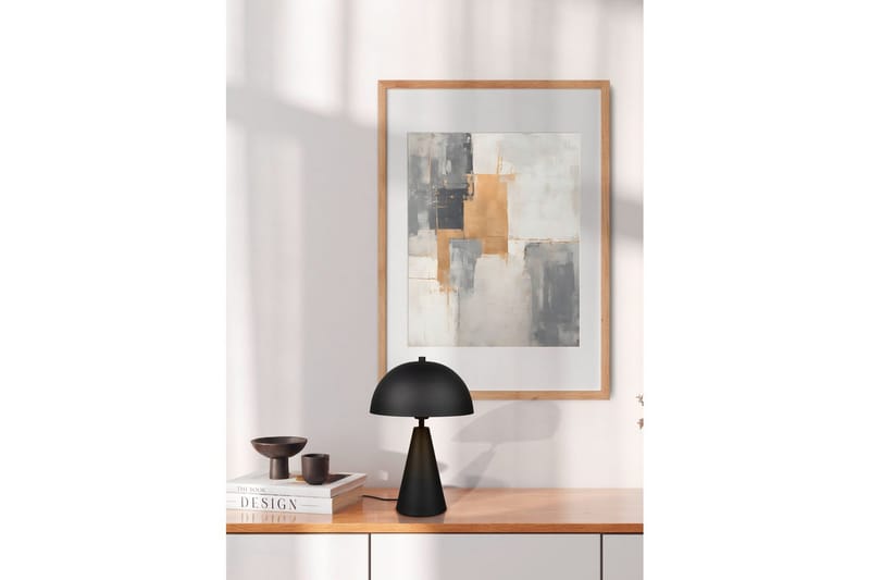 Bordlampe TRIO Alfie Matt svart - Matt svart - Belysning - Innendørsbelysning & Lamper - Soveromslampe - Sengelamper - Nattbordslampe stående