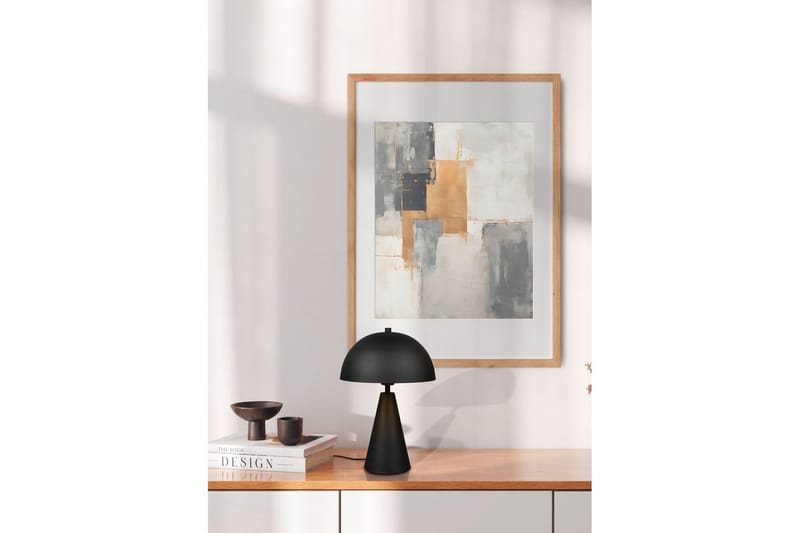 Bordlampe TRIO Alfie Matt svart - Matt svart - Belysning - Innendørsbelysning & Lamper - Soveromslampe - Sengelamper - Nattbordslampe stående