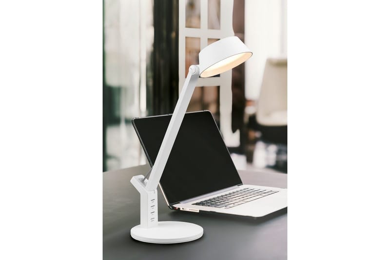 Bordlampe TRIO Ava Matt hvit - Matt hvit - Belysning - Innendørsbelysning & Lamper - Soveromslampe - Sengelamper - Nattbordslampe stående
