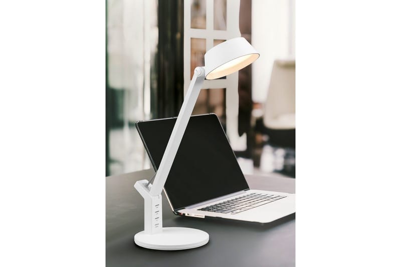 Bordlampe TRIO Ava Matt hvit - Matt hvit - Belysning - Innendørsbelysning & Lamper - Soveromslampe - Sengelamper - Nattbordslampe stående