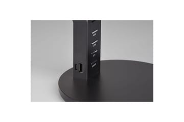 Bordlampe TRIO Ava Matt svart - Matt svart - Belysning - Innendørsbelysning & Lamper - Soveromslampe - Sengelamper - Nattbordslampe stående