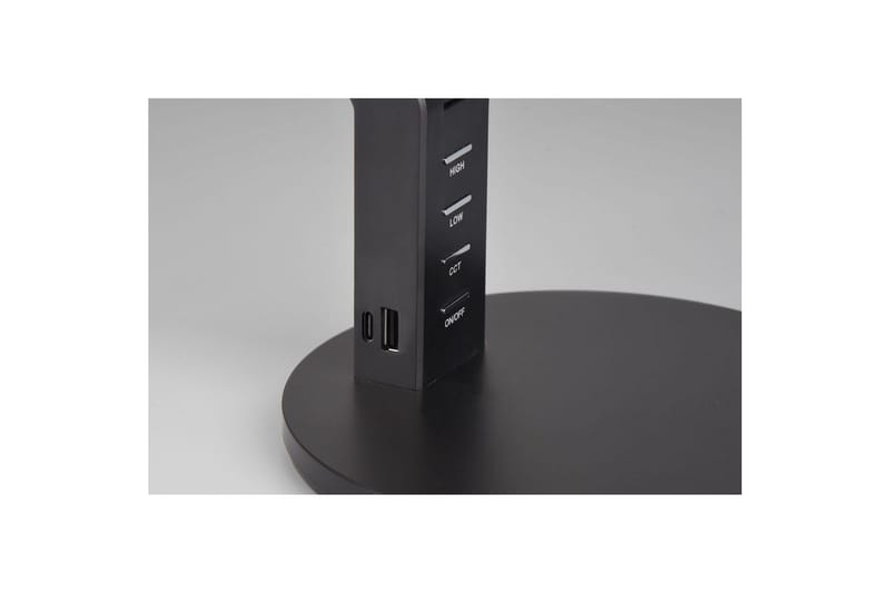 Bordlampe TRIO Ava Matt svart - Matt svart - Belysning - Innendørsbelysning & Lamper - Soveromslampe - Sengelamper - Nattbordslampe stående