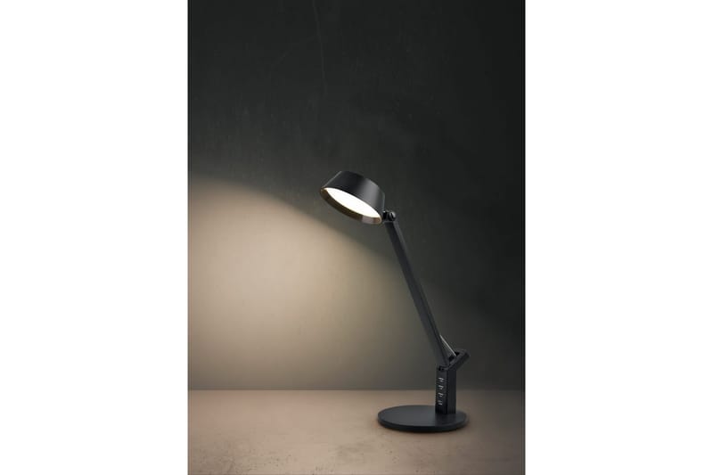 Bordlampe TRIO Ava Matt svart - Matt svart - Belysning - Innendørsbelysning & Lamper - Soveromslampe - Sengelamper - Nattbordslampe stående