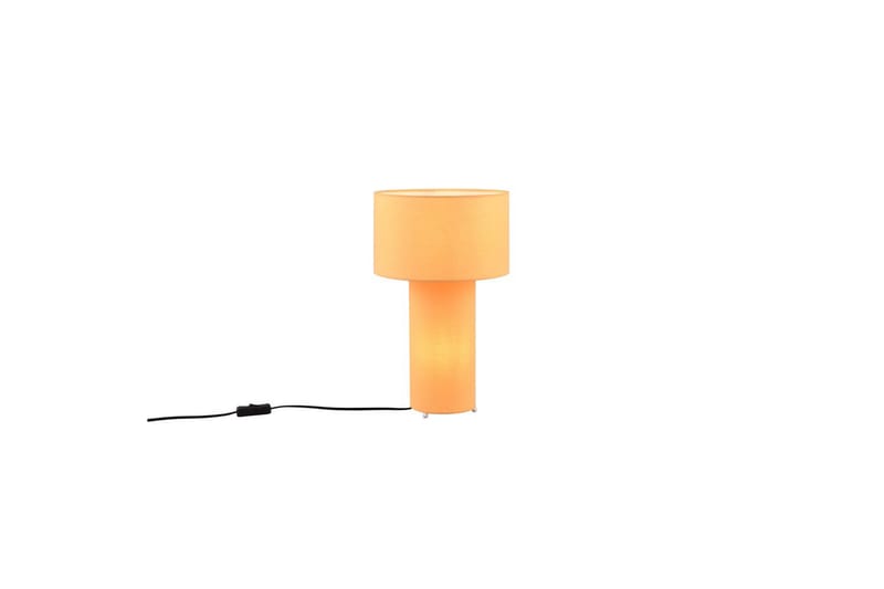 Bordlampe TRIO Bale Gul - Gul - Belysning - Innendørsbelysning & Lamper - Soveromslampe - Sengelamper - Nattbordslampe stående