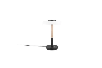 Bordlampe TRIO Celeste Matt svart/hvit/kaffebrun - Matt svart/hvit/kaffebrun - Belysning - Innendørsbelysning & Lamper - Soveromslampe - Sengelamper - Nattbordslampe stående