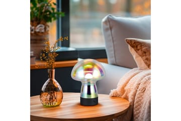 Bordlampe TRIO Dooley Transparent iriserende - Transparent iriserende - Belysning - Innendørsbelysning & Lamper - Soveromslampe - Sengelamper - Nattbordslampe stående