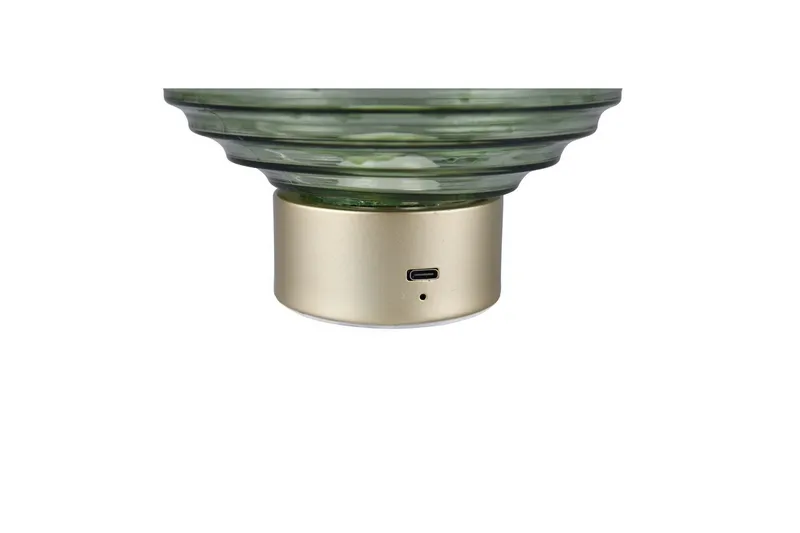 Bordlampe TRIO Earl Matt messing/grønn - Matt messing/grønn - Belysning - Innendørsbelysning & Lamper - Soveromslampe - Sengelamper - Nattbordslampe stående