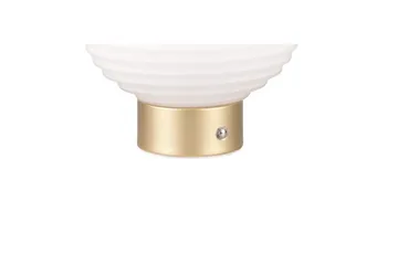 Bordlampe TRIO Earl Matt messing/hvit - Matt messing/hvit - Belysning - Innendørsbelysning & Lamper - Soveromslampe - Sengelamper - Nattbordslampe stående