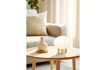 Bordlampe TRIO Earl Matt messing/hvit - Matt messing/hvit - Belysning - Innendørsbelysning & Lamper - Soveromslampe - Sengelamper - Nattbordslampe stående