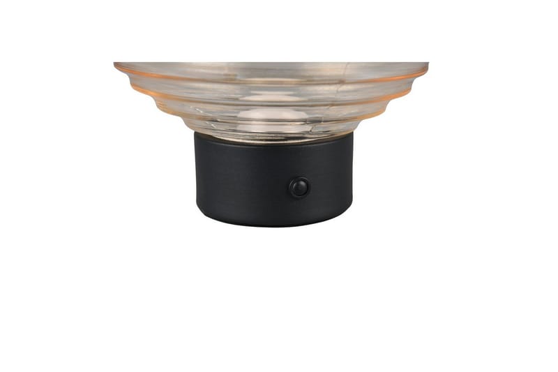 Bordlampe TRIO Earl Matt svart/amber - Matt svart/amber - Belysning - Innendørsbelysning & Lamper - Soveromslampe - Sengelamper - Nattbordslampe stående