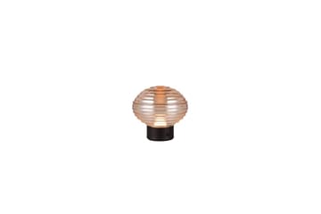 Bordlampe TRIO Earl Matt svart/amber - Matt svart/amber - Belysning - Innendørsbelysning & Lamper - Soveromslampe - Sengelamper - Nattbordslampe stående