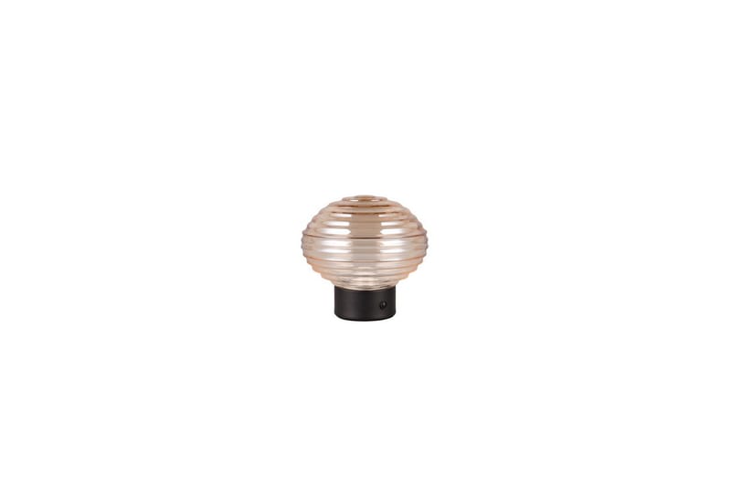 Bordlampe TRIO Earl Matt svart/amber - Matt svart/amber - Belysning - Innendørsbelysning & Lamper - Soveromslampe - Sengelamper - Nattbordslampe stående