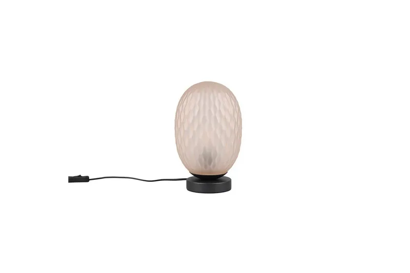 Bordlampe TRIO Facette Matt svart/amber - Matt svart/amber - Belysning - Innendørsbelysning & Lamper - Soveromslampe - Sengelamper - Nattbordslampe stående