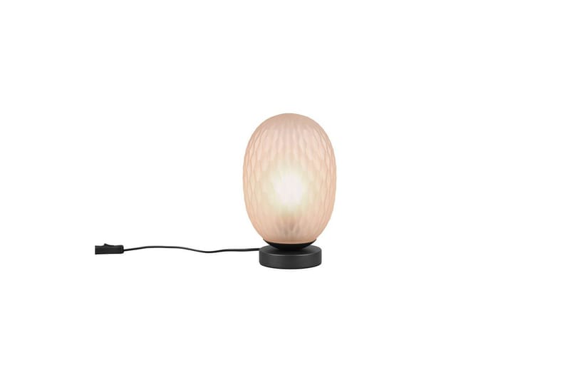 Bordlampe TRIO Facette Matt svart/amber - Matt svart/amber - Belysning - Innendørsbelysning & Lamper - Soveromslampe - Sengelamper - Nattbordslampe stående