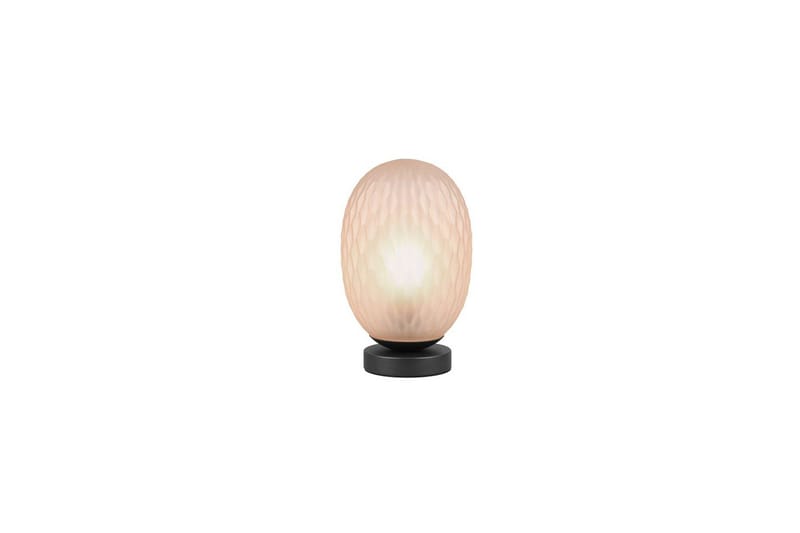 Bordlampe TRIO Facette Matt svart/amber - Matt svart/amber - Belysning - Innendørsbelysning & Lamper - Soveromslampe - Sengelamper - Nattbordslampe stående