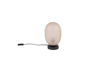 Bordlampe TRIO Facette Matt svart/amber - Matt svart/amber - Belysning - Innendørsbelysning & Lamper - Soveromslampe - Sengelamper - Nattbordslampe stående