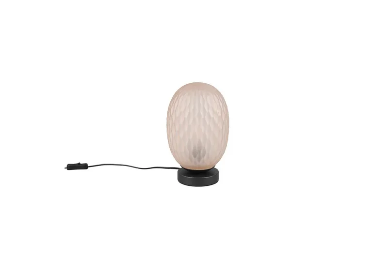 Bordlampe TRIO Facette Matt svart/amber - Matt svart/amber - Belysning - Innendørsbelysning & Lamper - Soveromslampe - Sengelamper - Nattbordslampe stående