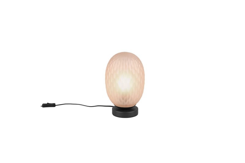 Bordlampe TRIO Facette Matt svart/amber - Matt svart/amber - Belysning - Innendørsbelysning & Lamper - Soveromslampe - Sengelamper - Nattbordslampe stående