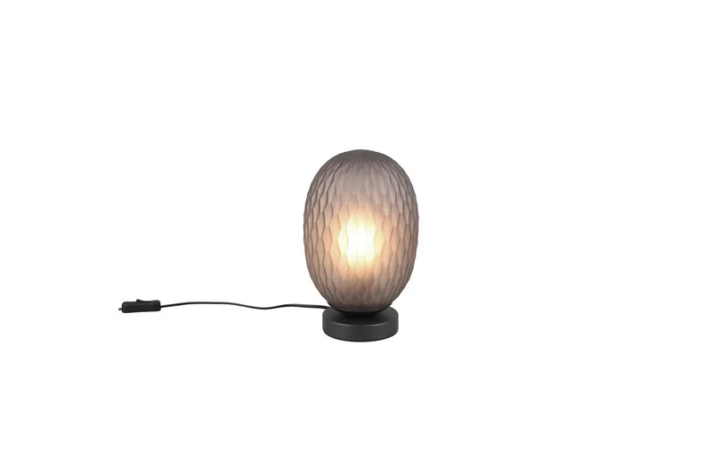 Bordlampe TRIO Facette Matt svart/røyk, Matt svart/røyk