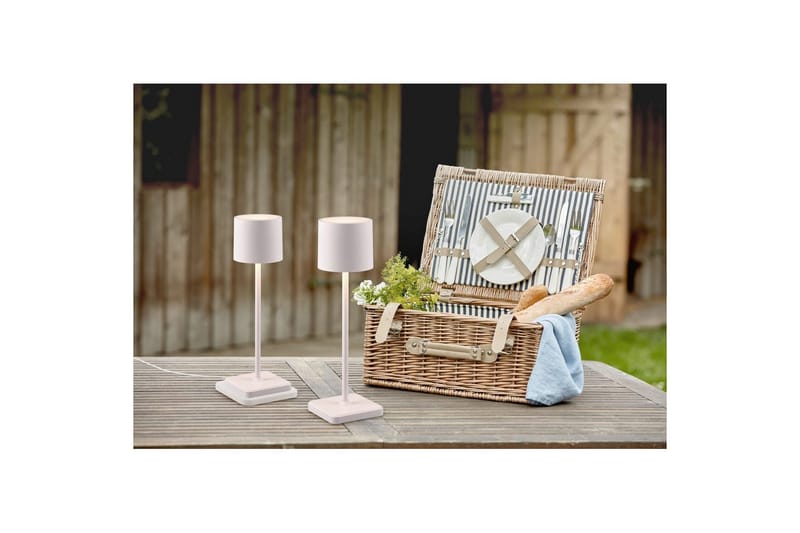 Bordlampe TRIO Fernandez Matt hvit - Matt hvit - Belysning - Innendørsbelysning & Lamper - Soveromslampe - Sengelamper - Nattbordslampe stående