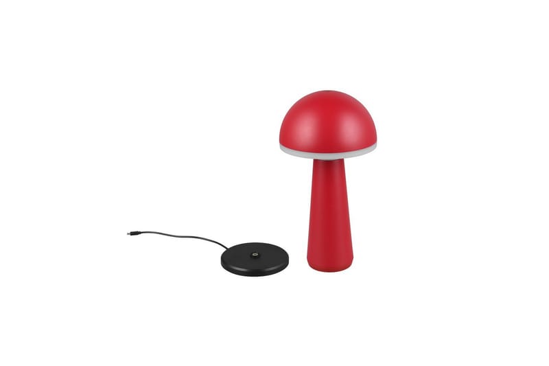 Bordlampe TRIO Fungo Rød - Rød - Belysning - Innendørsbelysning & Lamper - Soveromslampe - Sengelamper - Nattbordslampe stående