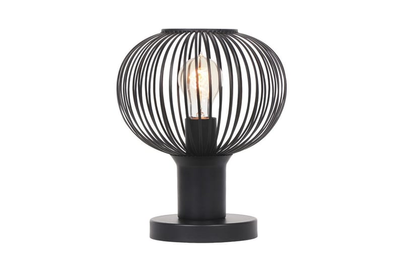 Bordlampe TRIO Gila 23 cm, Matt svart - 23 cm, Matt svart - Belysning - Innendørsbelysning & Lamper - Soveromslampe - Sengelamper - Nattbordslampe stående